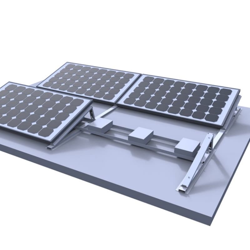 Supporto per il montaggio del pannello solare del sistema solare solare sul tetto piano - Koodsun