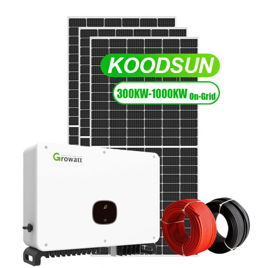 Sistema di energia solare collegato alla rete della centrale elettrica solare KOODSUN 300KW 500KW 1MW - Koodsun