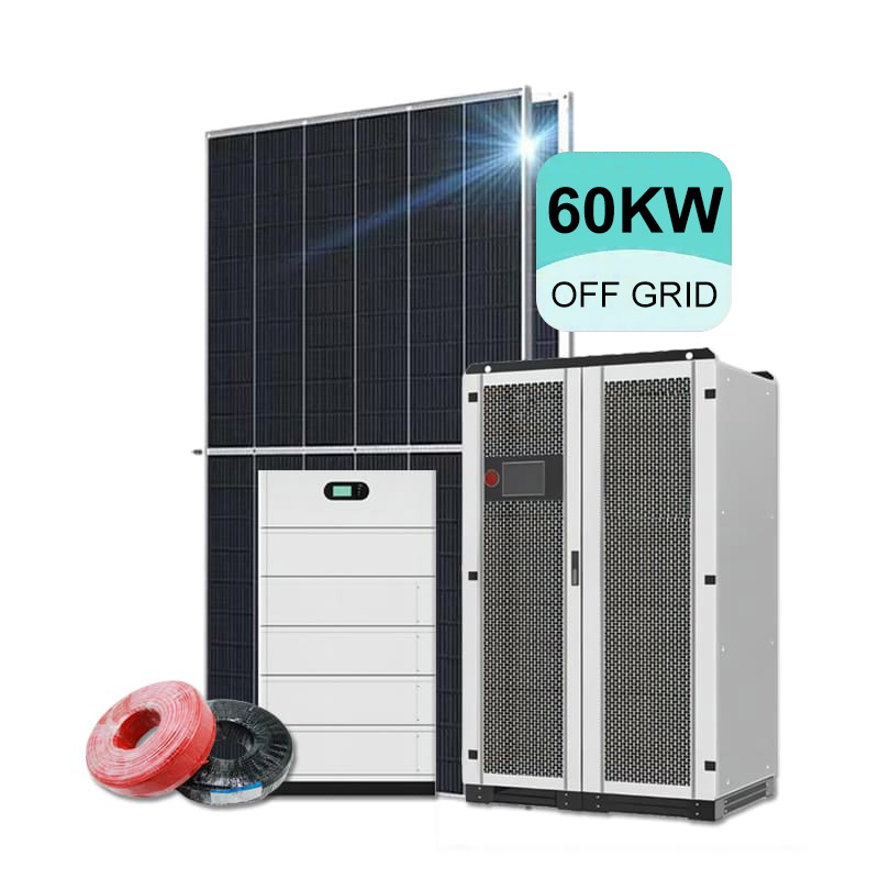 Sistema di energia solare Off grid 60KW per uso commerciale Set completo - Koodsun