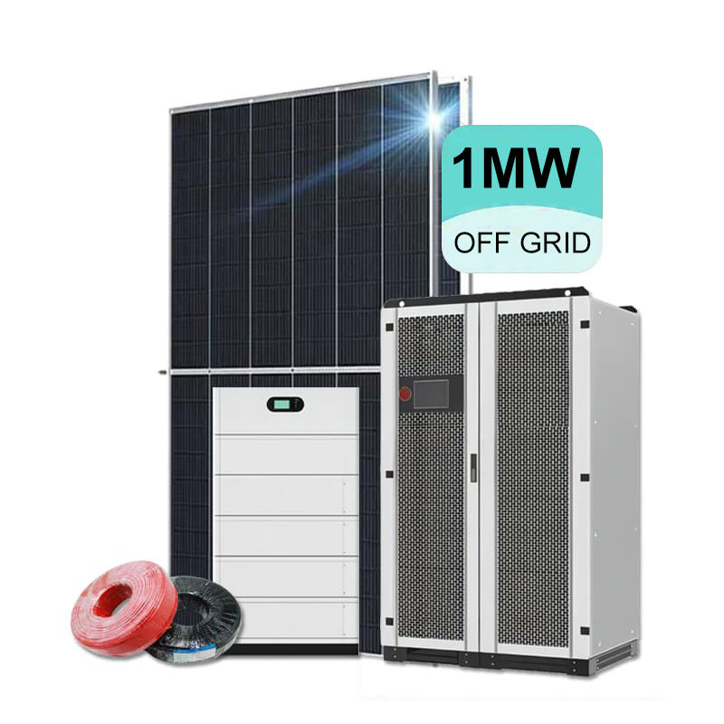 Sistema di energia solare Off grid 1MW per uso industriale Set completo con batteria - Koodsun
