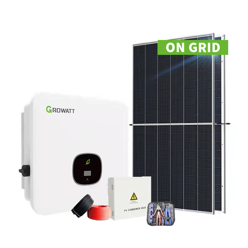 Soluzione completa per sistemi di energia solare su rete Sistema energetico da 25 kW con inverter solari su rete - Koodsun