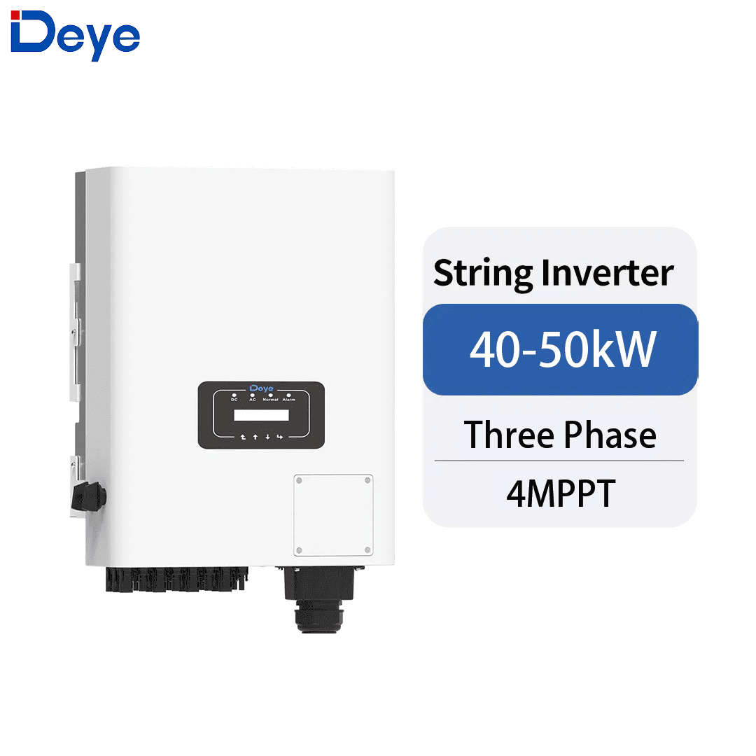 Deye in Stock High Quality SUN-40K-G04 40KW Solar Inverter With MPPT Pure Sine Wave Solar Inverter - Koodsun