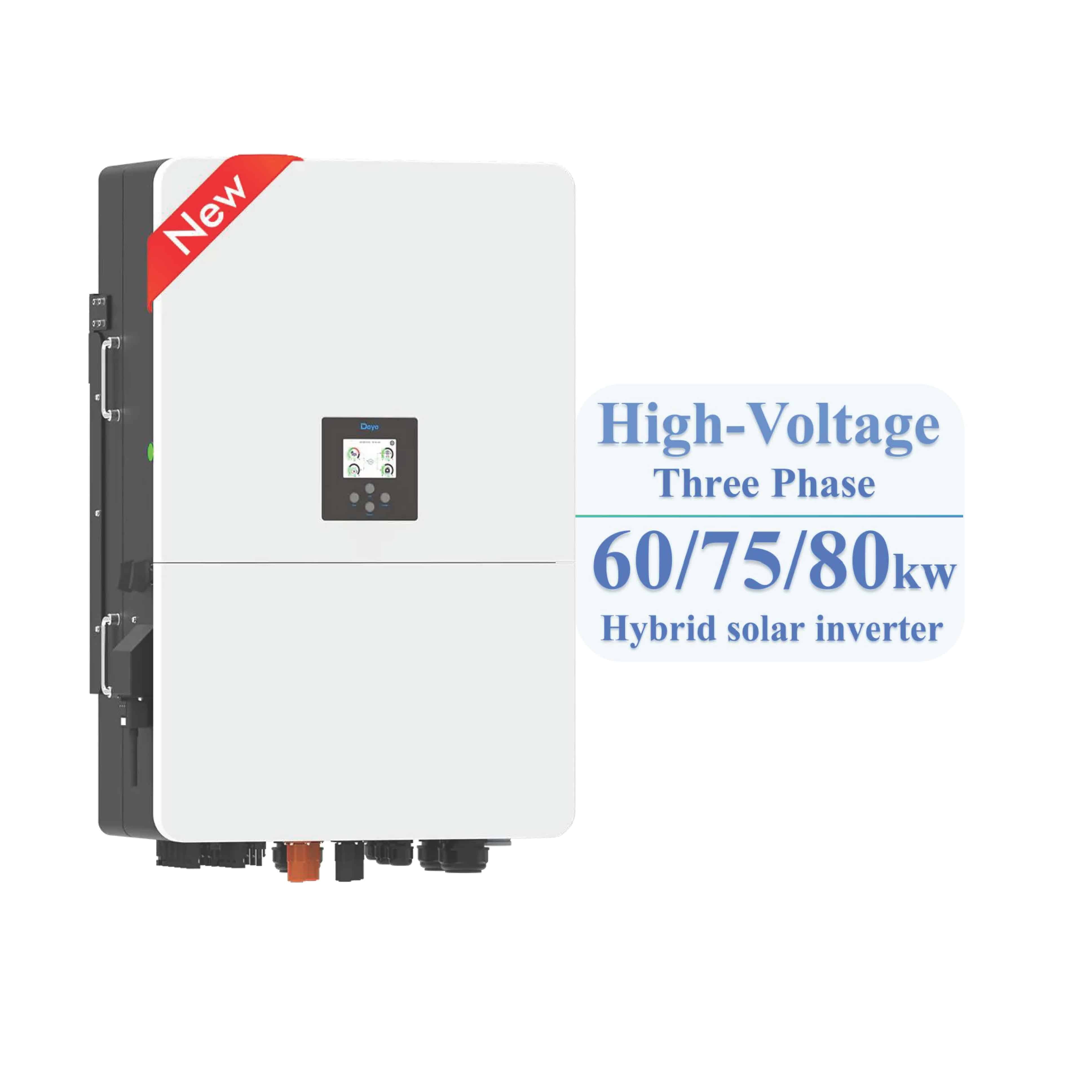 Deye Hybrid Inverter Solar Power Inverter Hybrid 3 Phasen Eu 80kw SUN-80K-SG02HP3-EU-EM6 - Koodsun